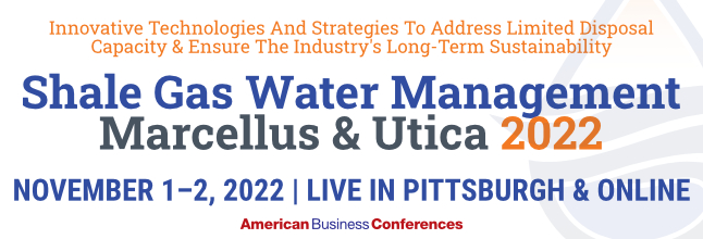 The Shale Gas Water Management Marcellus & Utica Congress